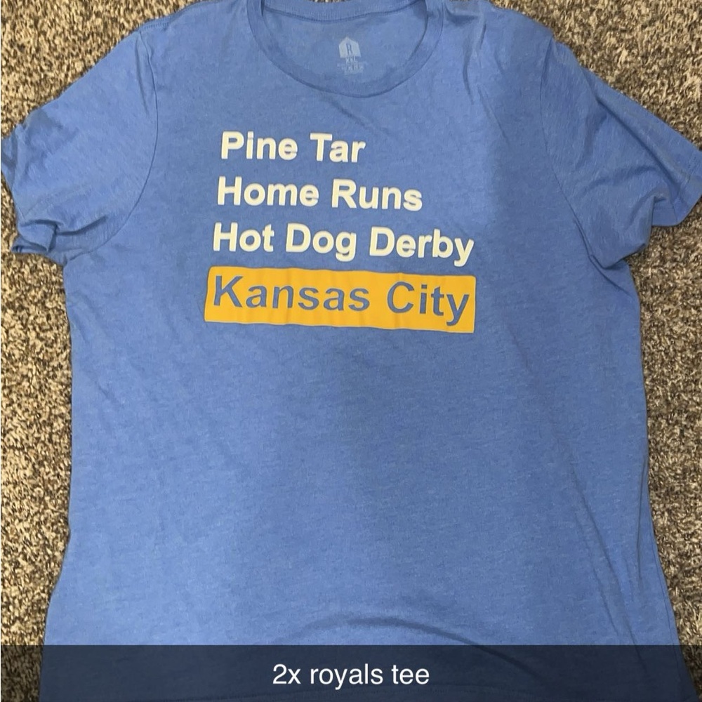 Blue Kansas City Tee
